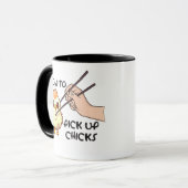 Hühner aufheben tasse (Vorderseite Links)