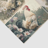 Hühner aus Frankreich Seidenpapier (Ausschnitt)