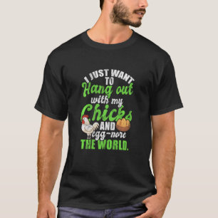 Hühner-Bauer-Hühnerbauer T-Shirt