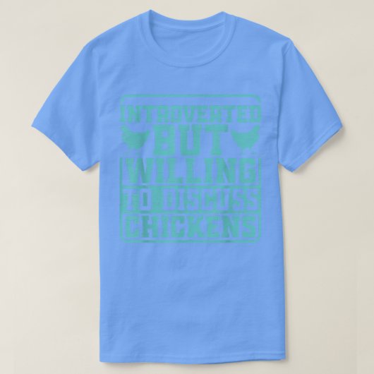 Hühner-Bauer Hühnerfleisch Lover T-Shirt (Design vorne)