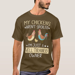 Hühner-Bauer Hühnerweissbetrieb Tiergeflügel T-Shirt