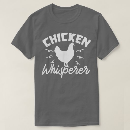 Hühner-Bauer T-Shirt (Design vorne)
