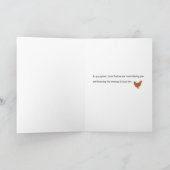 Hühner-Beileid Karte (Innenseite)