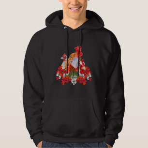 Hühner-Blume-Blumenkruster Hoodie