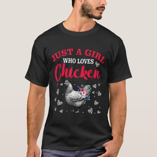 Hühner-Blume T-Shirt (Vorderseite)