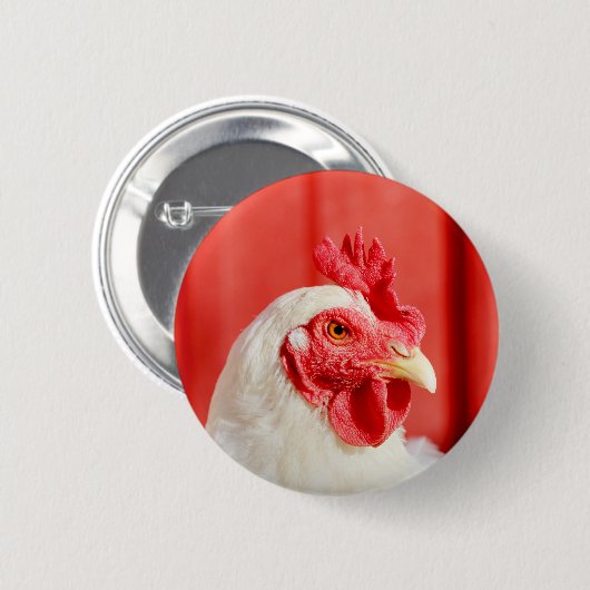Hühner Button (Vorne & Hinten)