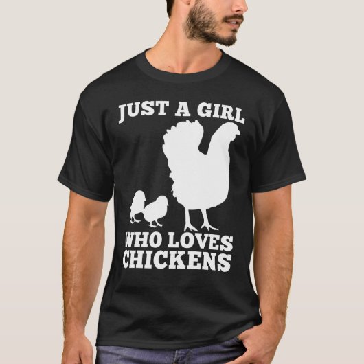 Hühner Chick Farmer T-Shirt (Vorderseite)