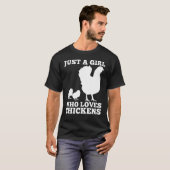 Hühner Chick Farmer T-Shirt (Vorne ganz)