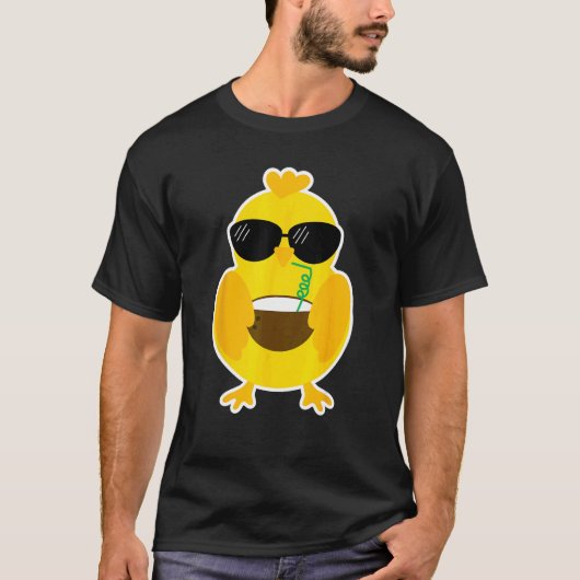 Hühner-Comic-Freund-Tierliebe T-Shirt (Vorderseite)