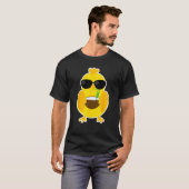 Hühner-Comic-Freund-Tierliebe T-Shirt (Vorne ganz)