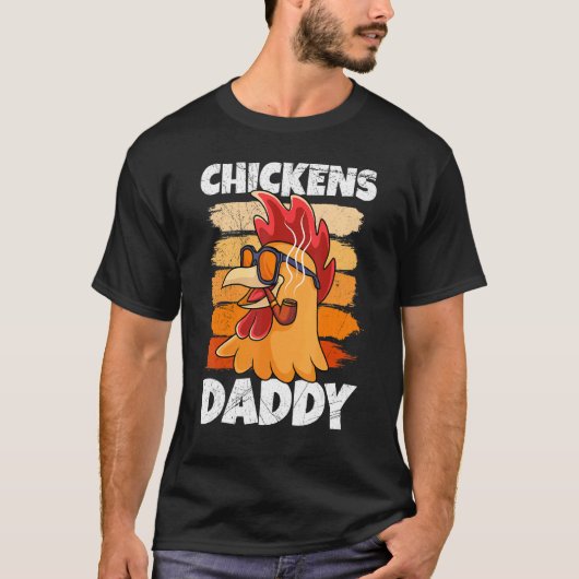 Hühner Daddy Landiwrt T-Shirt (Vorderseite)