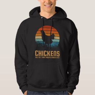 Hühner, das Haustier, das das Frühstück besudelt Hoodie
