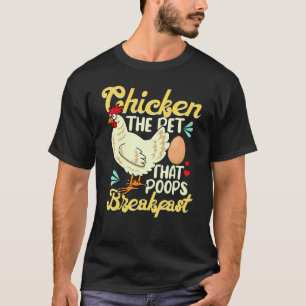 Hühner Das Haustier Das Frühstück Kotzt T-Shirt Lu