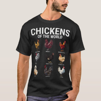 Hühner der Welt Süße Hühner T-Shirt