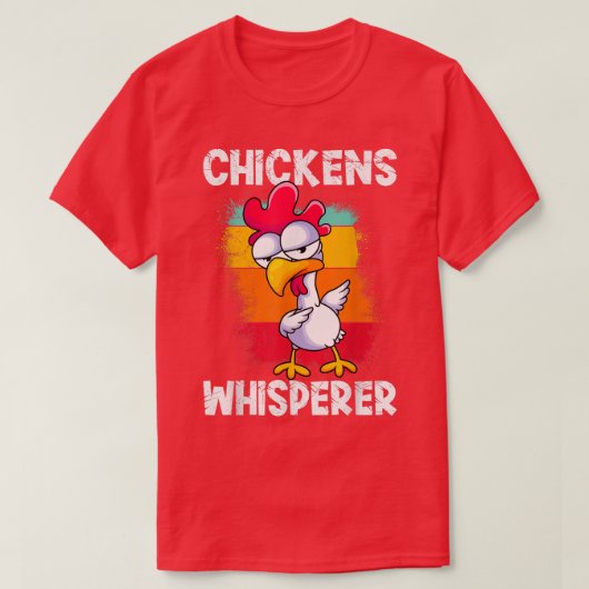 Hühner, die Bauer flüstern Hühner T - Shirt (Design vorne)