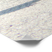 Hühner, die die Straße überqueren Poster (Ecke)