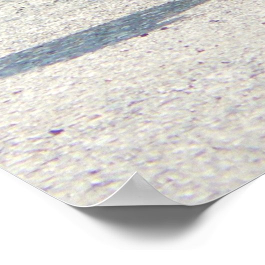 Hühner, die die Straße überqueren Poster (Ecke)