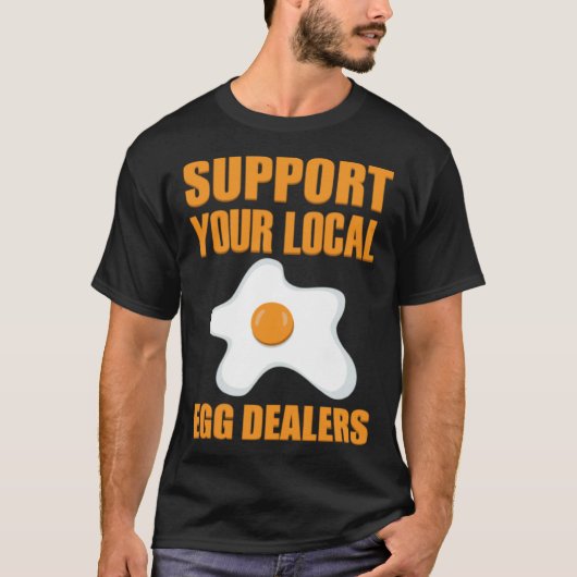 Hühner-Eier-Händler Huhn T-Shirt (Vorderseite)