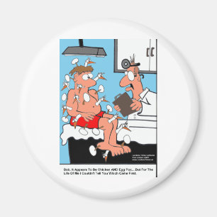 Hühner & Eierpocken Funny Medical Geschenke & Kart Magnet