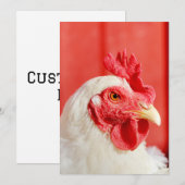 Hühner Einladung (Vorne/Hinten)