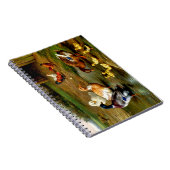 Hühner, Enten und Entenlings im Bauernhof-Notebook Notizblock (Rechte Seite)