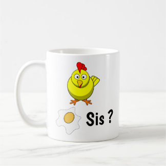 Hühner erkennt Sistegeier Kaffeetasse