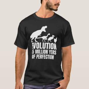 Hühner Evolution Landwirt Dinosaurier T-Rex Henne T-Shirt
