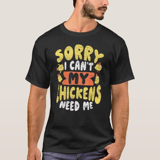 Hühner Farmtier T-Shirt (Vorderseite)