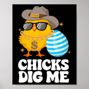 Hühner finden mich lustig Happy Easter Sonntag Out Poster