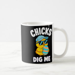 Hühner finden mich lustig Ostern für Jungen Männer Kaffeetasse