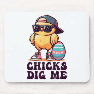 Hühner finden mich lustig Ostern Kleinkind Jungen Mousepad
