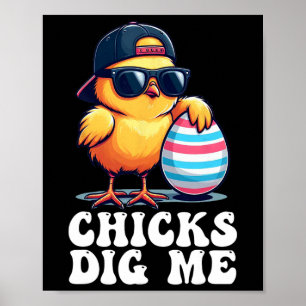 Hühner finden mich lustig Ostern Kleinkind Jungen  Poster
