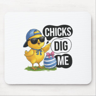Hühner finden mich Ostern Kleinkind Jungen Männer Mousepad