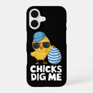 Hühner finden mich Ostern Lustige Eierjagd iPhone 16 Hülle
