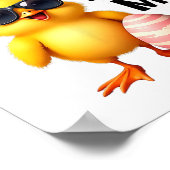 Hühner finden mich Ostern Poster (Ecke)