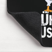Hühner flüstern lustiger Bauer Huhn Erel Kinder Mousepad (Ecke)