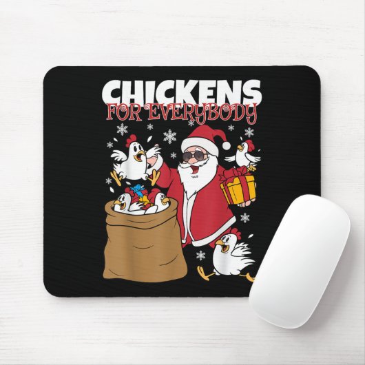 Hühner für alle Funny Christmas Hühner Wom Mousepad (Mit Mouse)