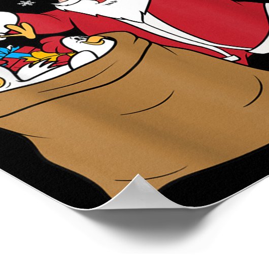 Hühner für alle Funny Christmas Hühner Wom Poster (Ecke)