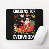 Hühner für jeden Santa Hühnerbauer Comfor Mousepad (Mit Mouse)