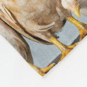 Hühner Galore Fleecedecke (Ecke)