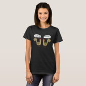 Hühner-Geflügel-Hennenopause-Witz T-Shirt (Vorne ganz)