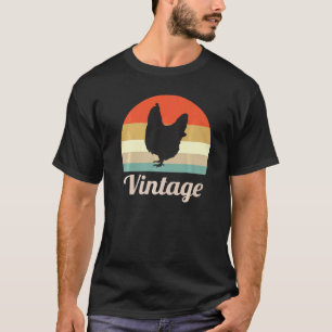 Hühner Geflügelhof Landwirtschaft Bauer Vintage T-Shirt