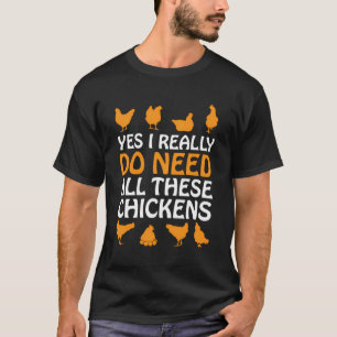 Hühner Geschenk Funny Bauern Hühnergeschenk T-Shirt