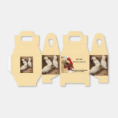 Hühner Geschenkbox Geschenkschachtel (Ungefaltet)