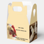 Hühner Geschenkbox Geschenkschachtel (Geöffnet)
