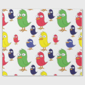 Hühner Geschenkpapier (Flach)