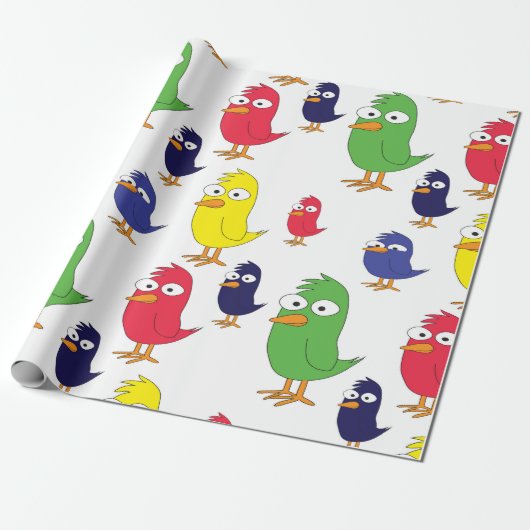 Hühner Geschenkpapier (Ungerollt)