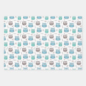 Hühner Geschenkpapier Set (Vorderseite)