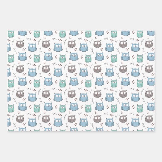 Hühner Geschenkpapier Set (Vorderseite)