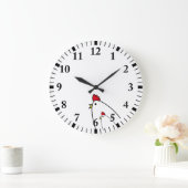 Hühner Große Wanduhr (Zuhause)